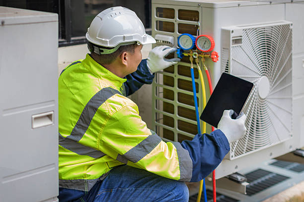 Professional Hvac technician working in Midway, NC